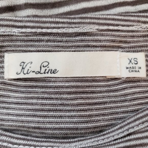 Ki-Line Striped lightweight long sleeve Top XSmall - Picture 3 of 6